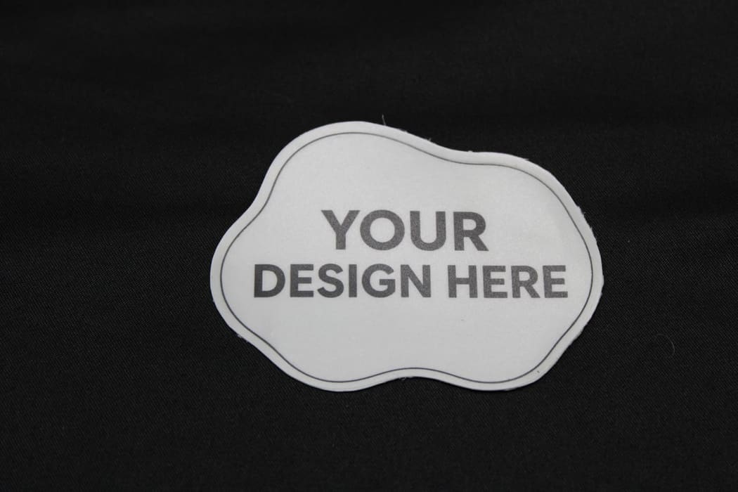 Voorbeeldfoto van een custom op maat gesneden contoursticker